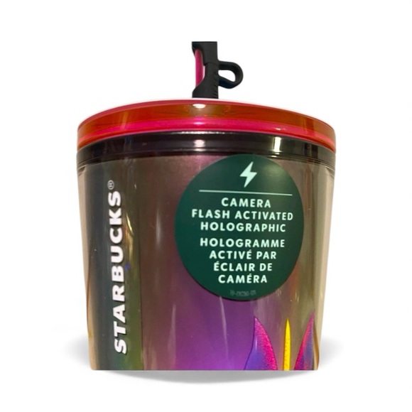 NWT Starbucks Day Of The Dead‎ 2025 Dia De Los Muertos Tumbler With Straw Topper - Picture 2 of 4